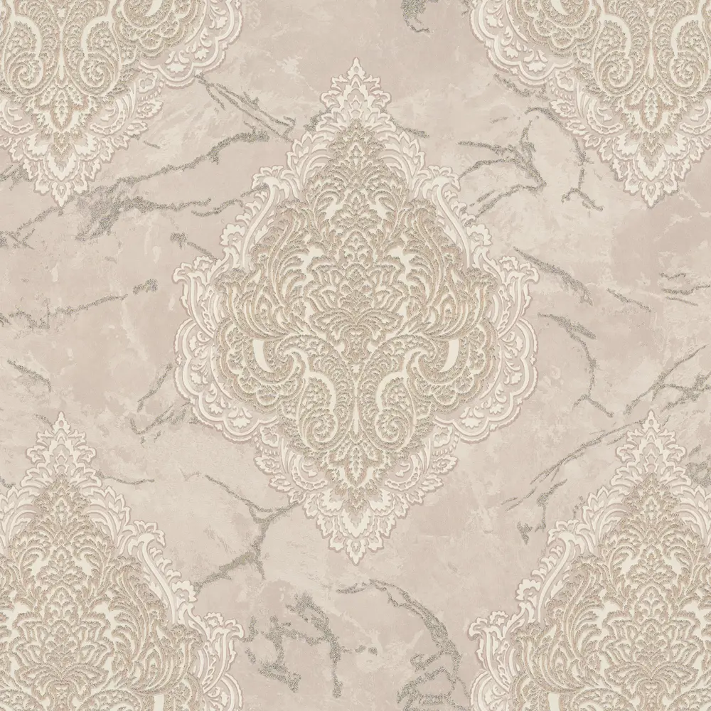 Обои флизелиновые Euro Decor Sultan бежевые 1.06 м 7135-01 89111968 STLM-2129888 - Вид №1