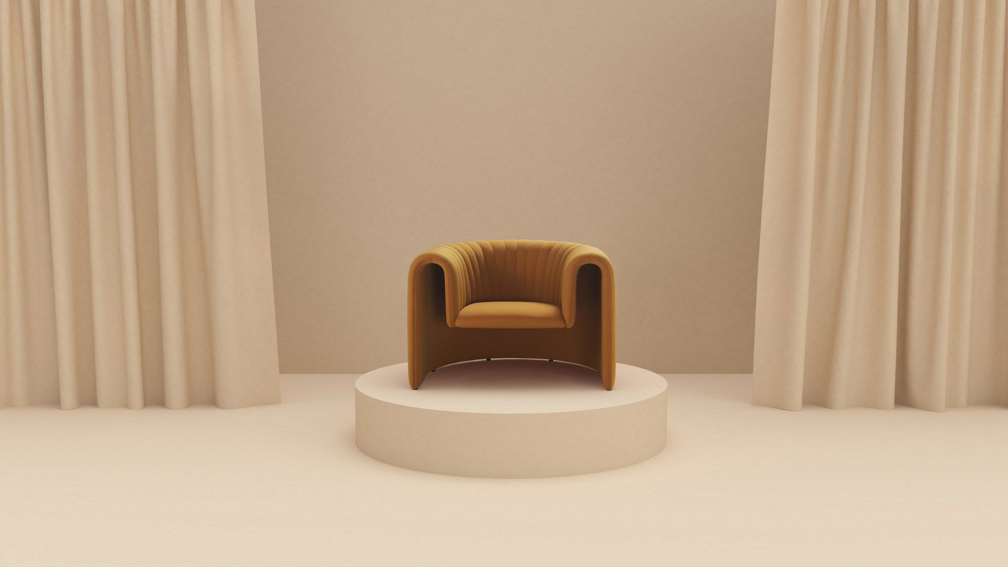 Тканевое кресло с подлокотниками SANCAL Remnant ARCH-00092328 - Вид №6