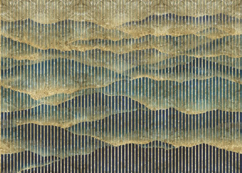 Inkiostro Bianco Сусальное золото обои с пейзажами Goldenwall 2020 Inkqwmg2001,2,3,4 - Вид №3