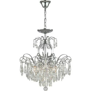 Подвесная люстра Stilfort Berta 1038/09/05P STILFORT ДИЗАЙНЕРСКИЕ, BERTA 00-3888489 Прозрачный;хром