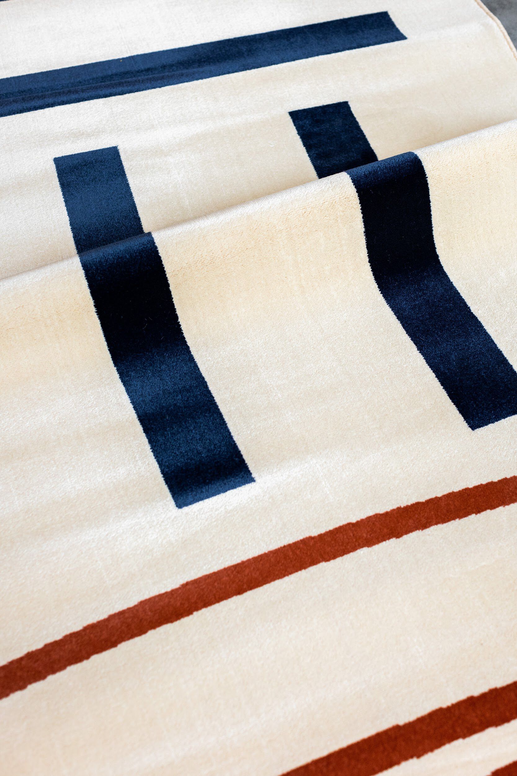 Прямоугольный ковер из полипропилена с геометрическим рисунком Shishka Project COMBINATION 1 ARCH-00020169 - Вид №4