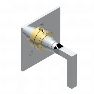 G1U-48M2SB Trim for wall mounted diverter, 2 ways - ref. 48M2 and 3 ways - ref. 49M3 Thg-paris Beluga с рукоятками Хром/золото