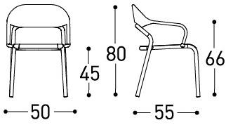 Varaschin Стул складной с подлокотниками Noss 2450 - Вид №13
