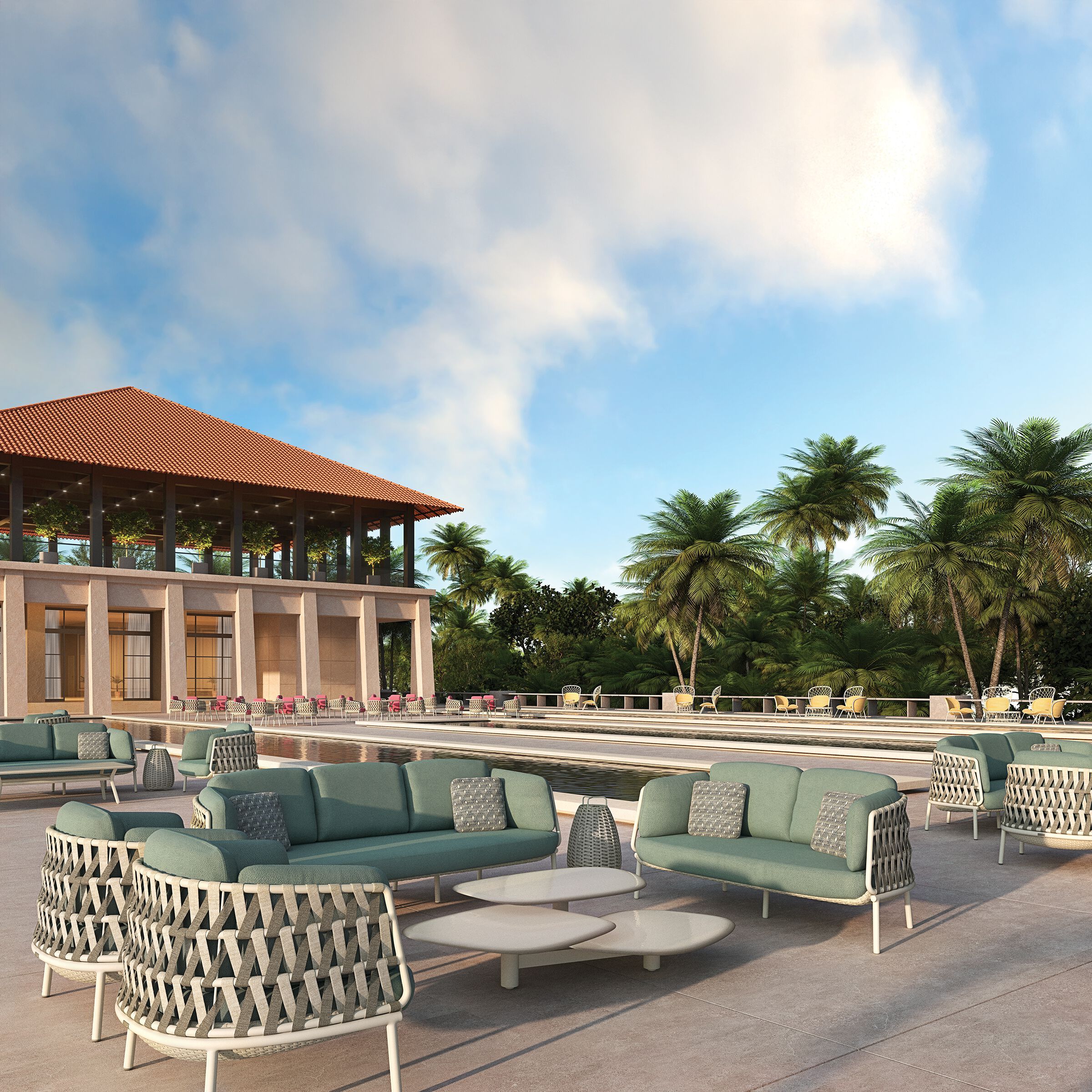 3-местный садовый диван JANUS et Cie Boheme ARCH-00038981 - Вид №3