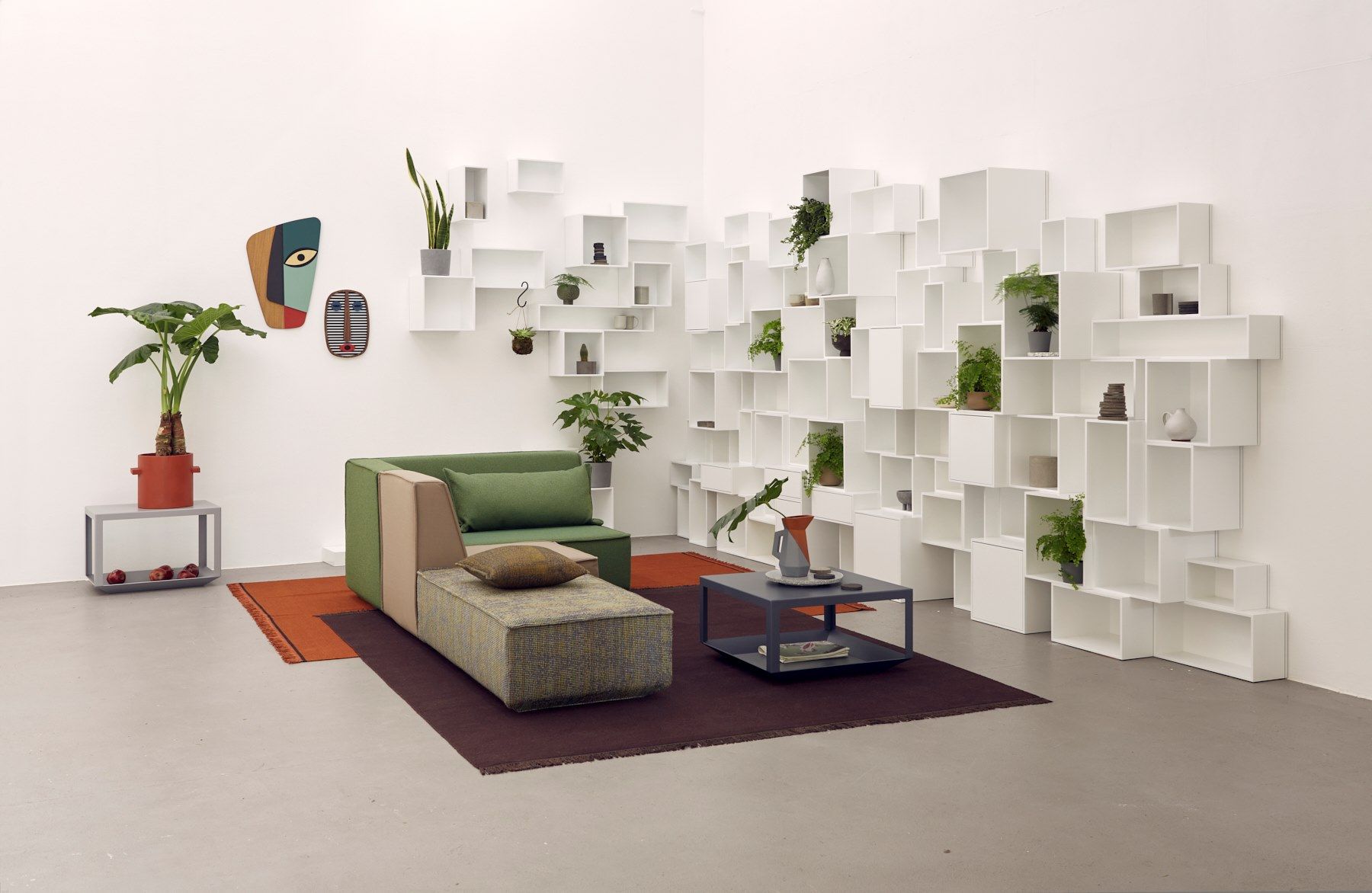 2-местный модульный тканевый диван Cubit by Mymito ARCH-00132467 - Вид №23