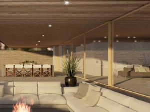 CARMINATI SERRAMENTI Подъемно-раздвижная стальная французская дверь с двойным остеклением Skyline system