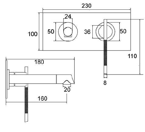 9804200000 Смеситель Bandini Clock Santreyd - Вид №3