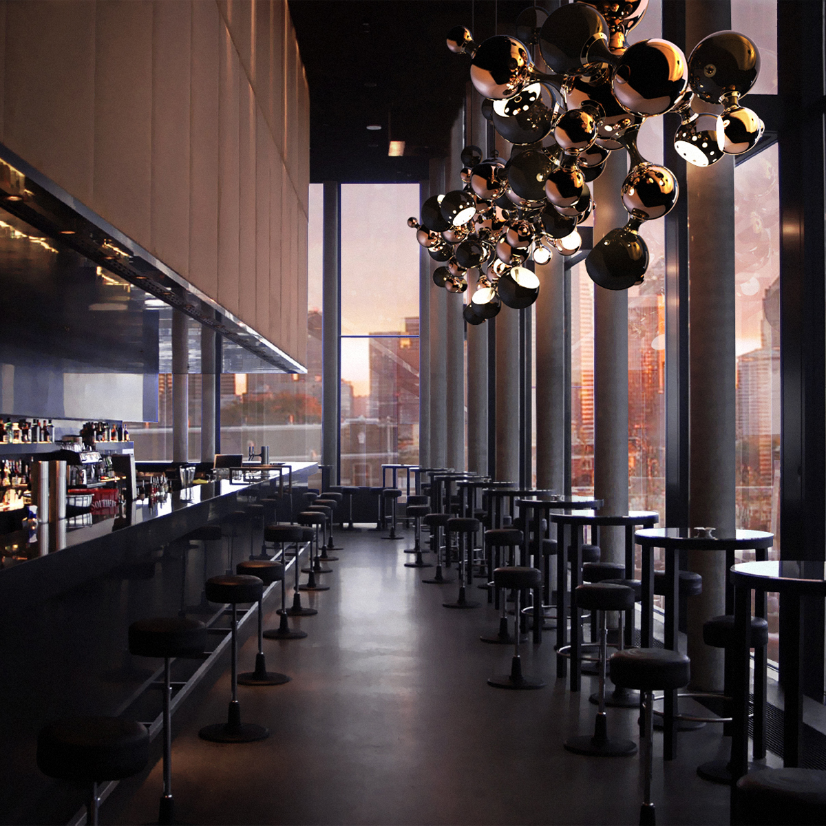 Кулоны Atomic Pendant Lamp Covethouse DELIGHTFULL  - Вид №1