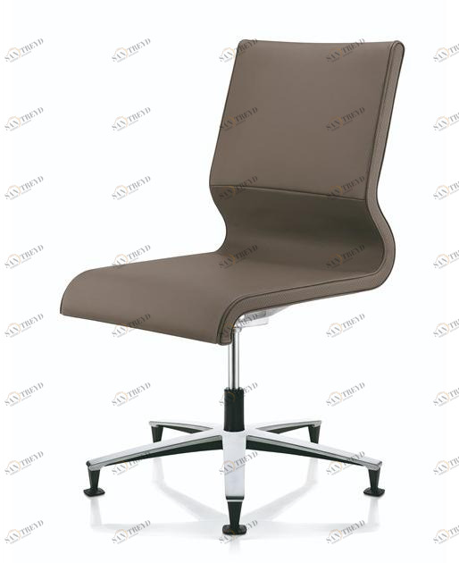 ZÜCO Кожаное вращающееся офисное кресло с регулируемой высотой Lacinta comfort line El 111