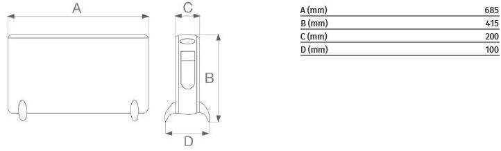 Vortice Конвектор / тепловентилятор Caldore' 70221 - Вид №1