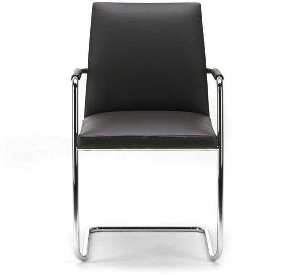 Spiegels Штабелируемое кожаное кресло на консолях с подлокотниками .pilot s Ps 1202 - Вид №1