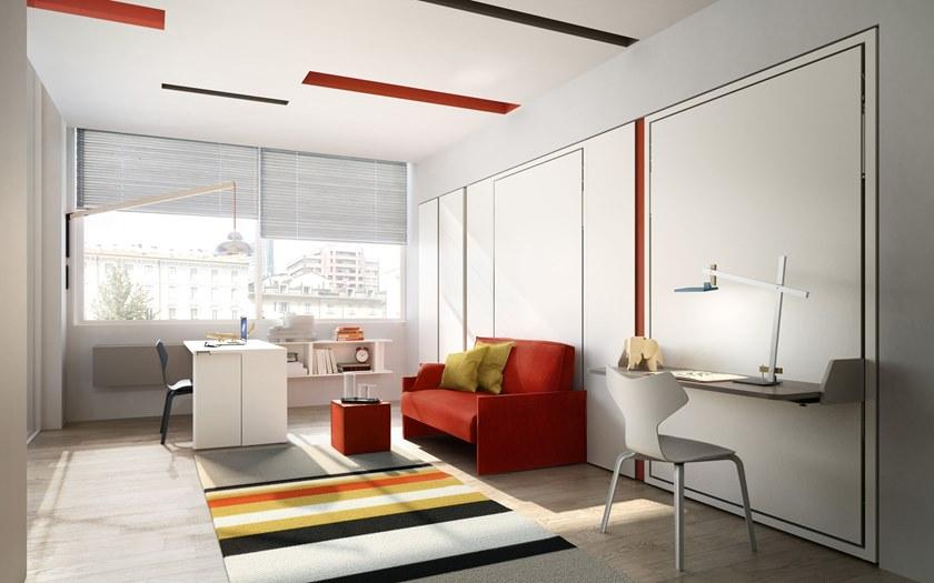 CLEI Односпальная кровать, трансформируемая в выдвижной меламин Altea sun-id-1383471 - Вид №5