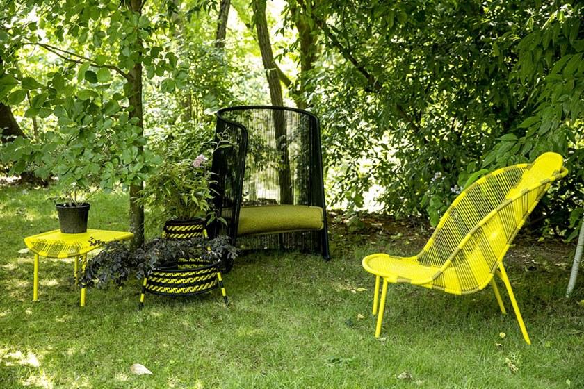 Moroso Подставка для ног из полиэтиленовых нитей ручной работы M'afrique sun-id-1391434 - Вид №5