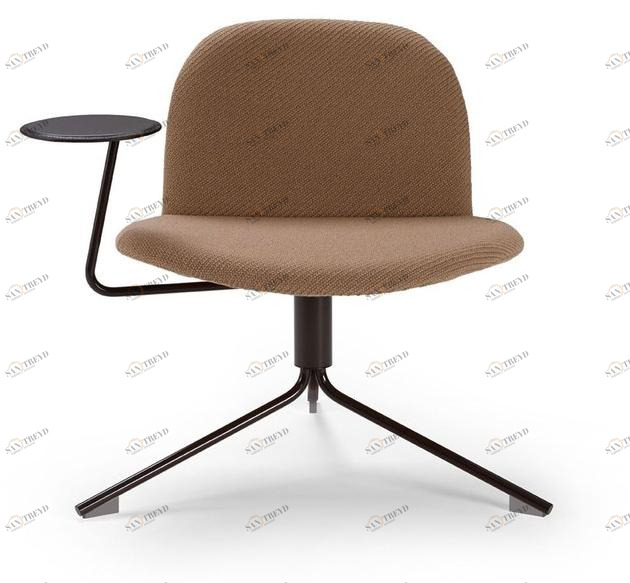 Offecct Вращающийся стул на козелке из ткани sun-id-1490436