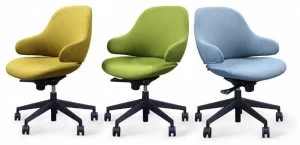 TABISSO Офисное кресло из кожи с 5 спицами Ciel!