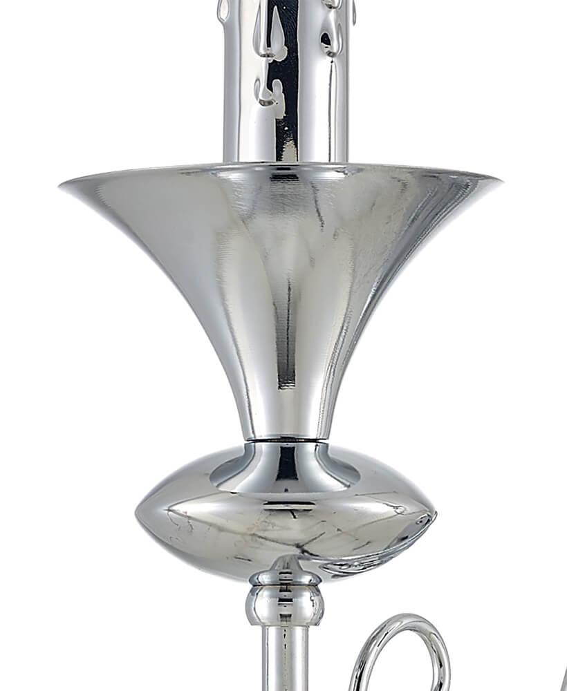 Бра настенное серебристое хром Seven Fires "Констанция" 77307.02.03.02 SEVEN FIRES СВЕЧА 00-3931572 Хром  - Вид №1