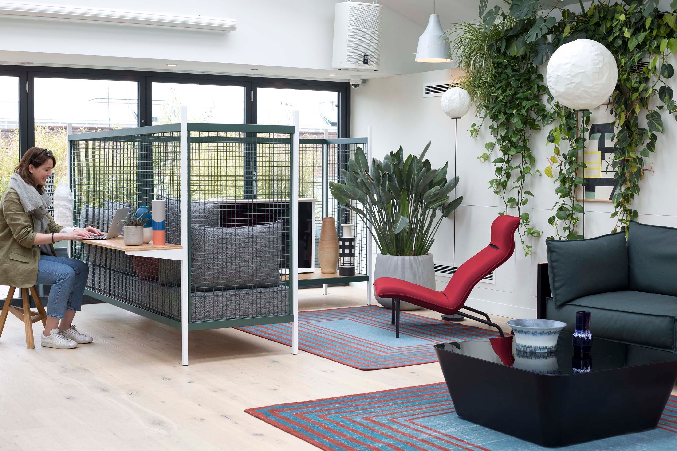 Офис двухсторонний угловой диван Established&Sons сетка ARCH-00116515 - Вид №13