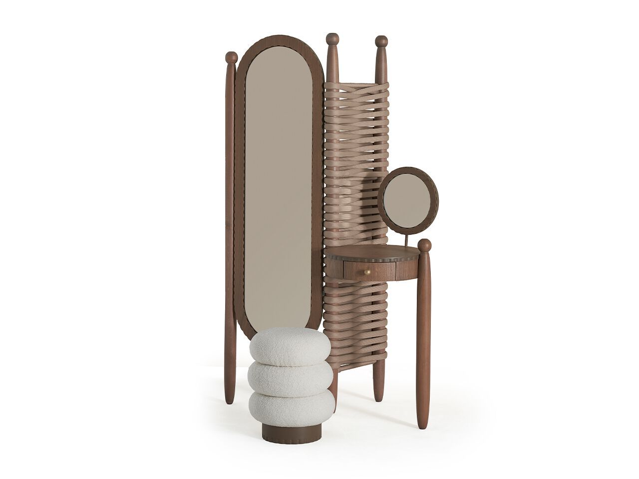 Деревянный туалетный столик NDESIGN Ezora ARCH-00124860 - Вид №1