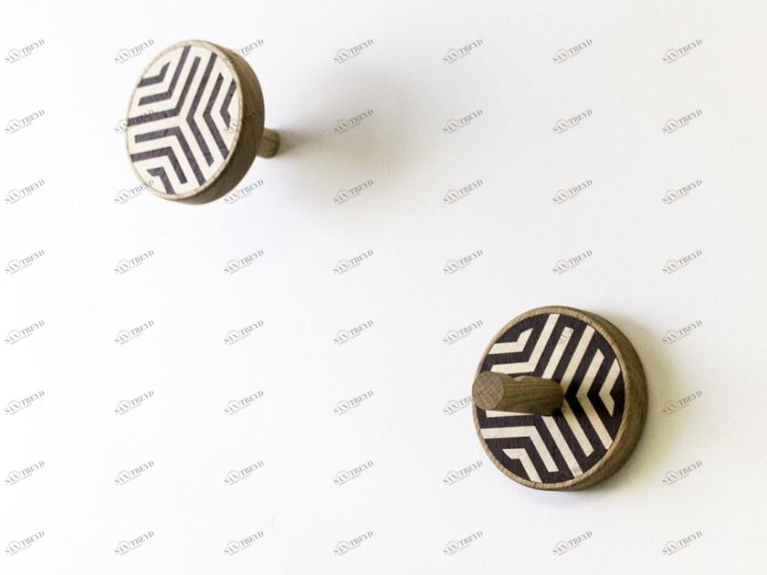 LIGNIS® Пара плечиков из инкрустированной древесины Inverso 13.004