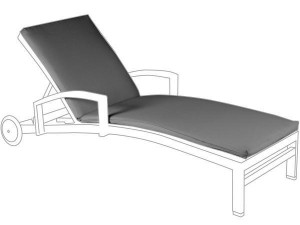 10.00.1408 Подушка для шезлонга Bellini Outdoor granite Mbm