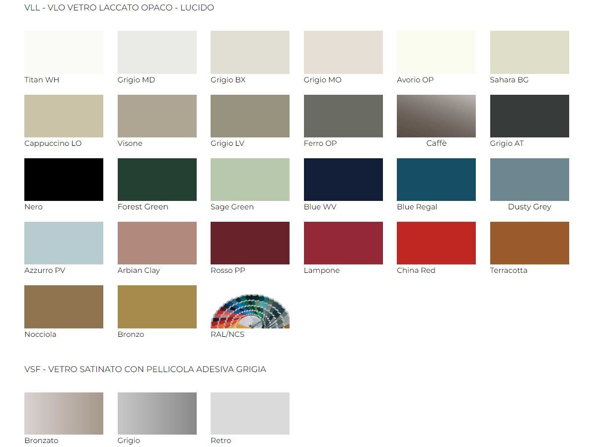 Индивидуальный алюминиевый и стеклянный секционный шкаф Guzzini & Fontana Shine ARCH-00143609 - Вид №6