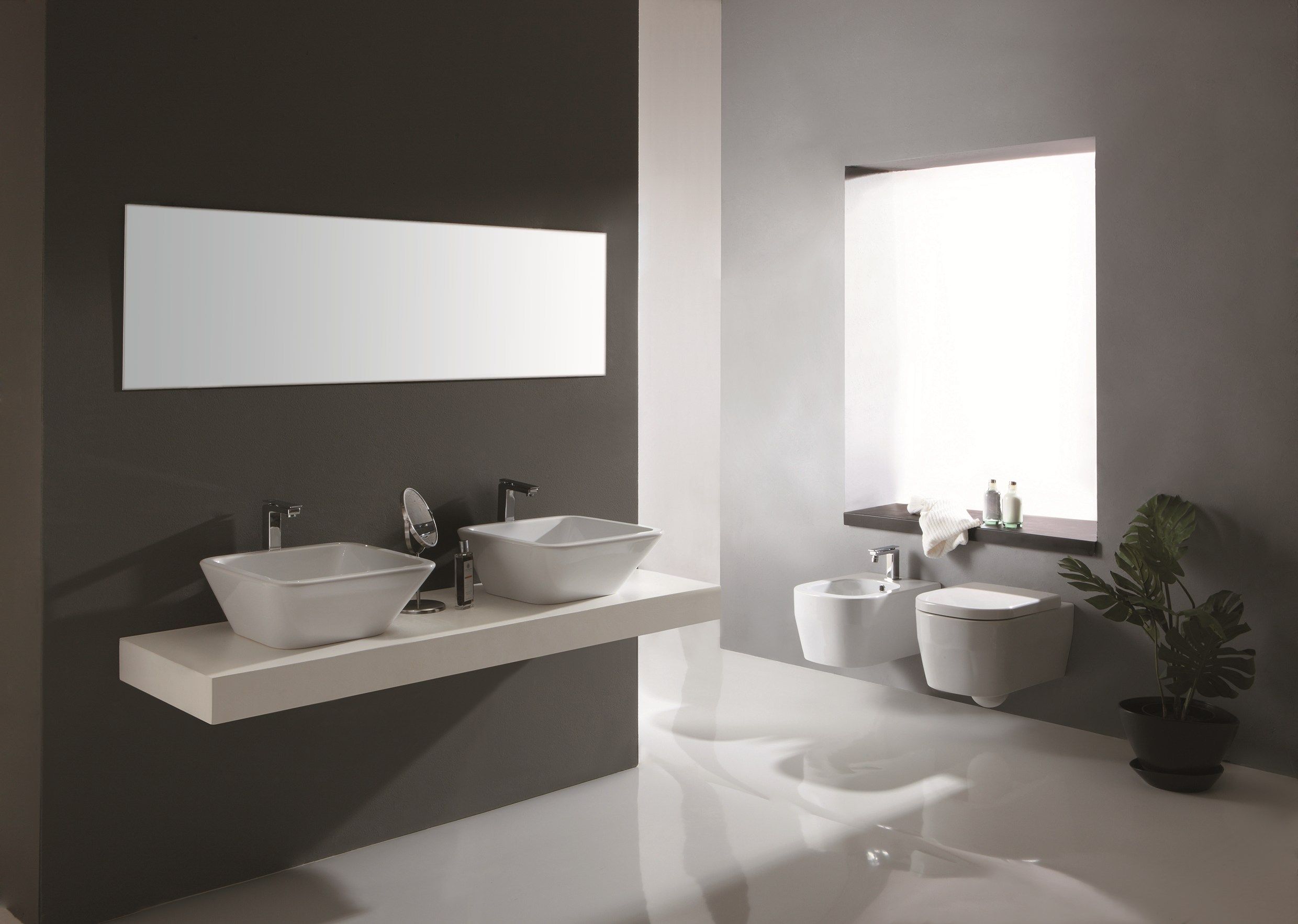 Подвесное биде из стекла с переливом Olympia Ceramica все evo ARCH-00022572 - Вид №7