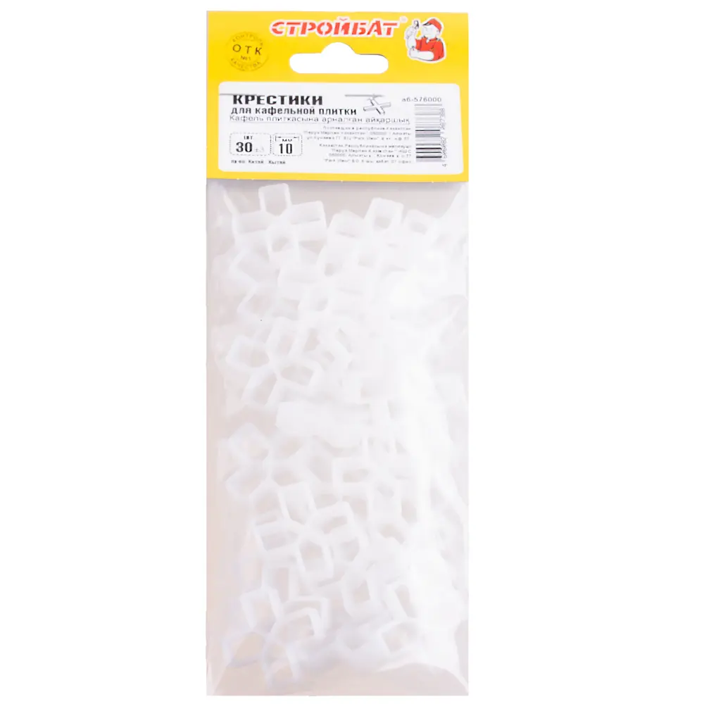 Крестики для плитки СТРОЙБАТ 10 мм - профессиональные разделители швов 83718067 STLM-0043730 - Вид №3