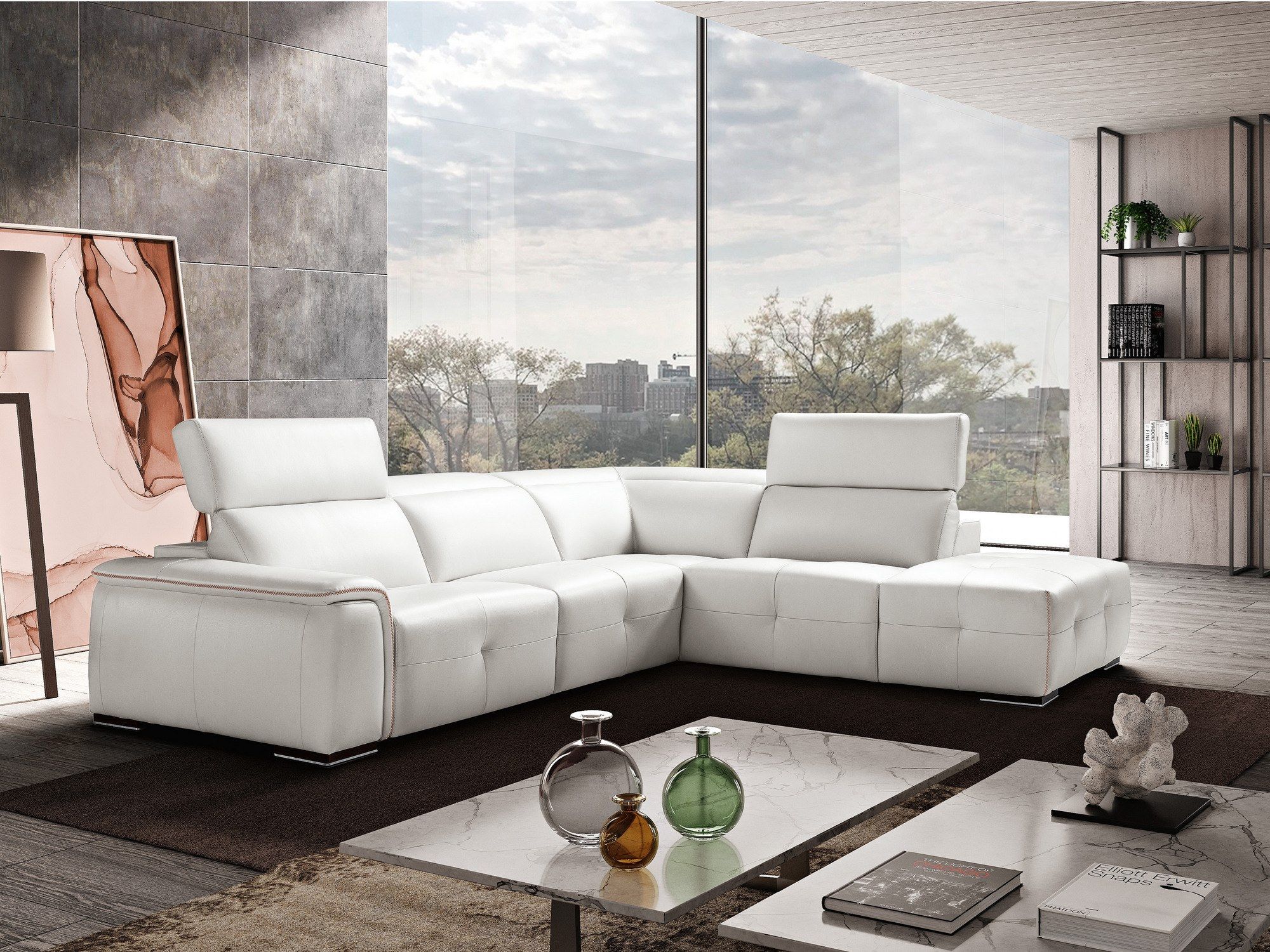 5-местный кожаный угловой диван Max Divani MAYON ARCH-00125883 - Вид №2