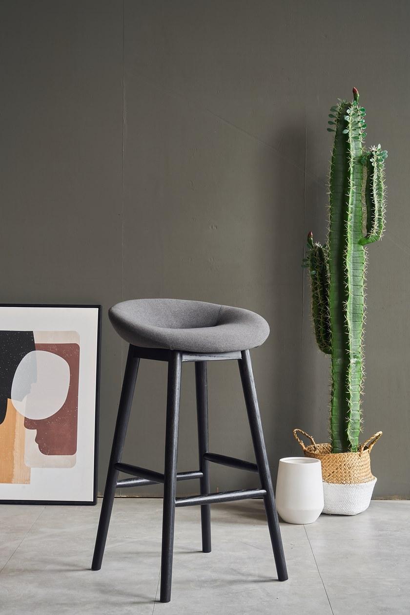 Grado Design Барный стул из ткани с подставкой для ног  Nes-ch-01/nes-ch-02  - Вид №7