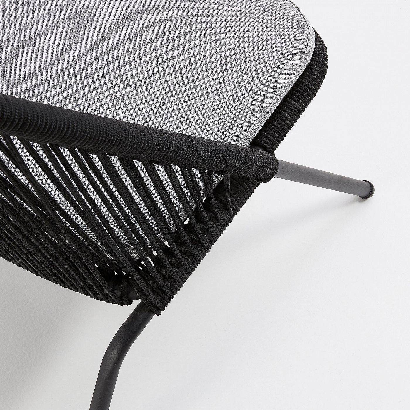 067771 Кресло Stad черный канат La Forma Shann  - Вид №2