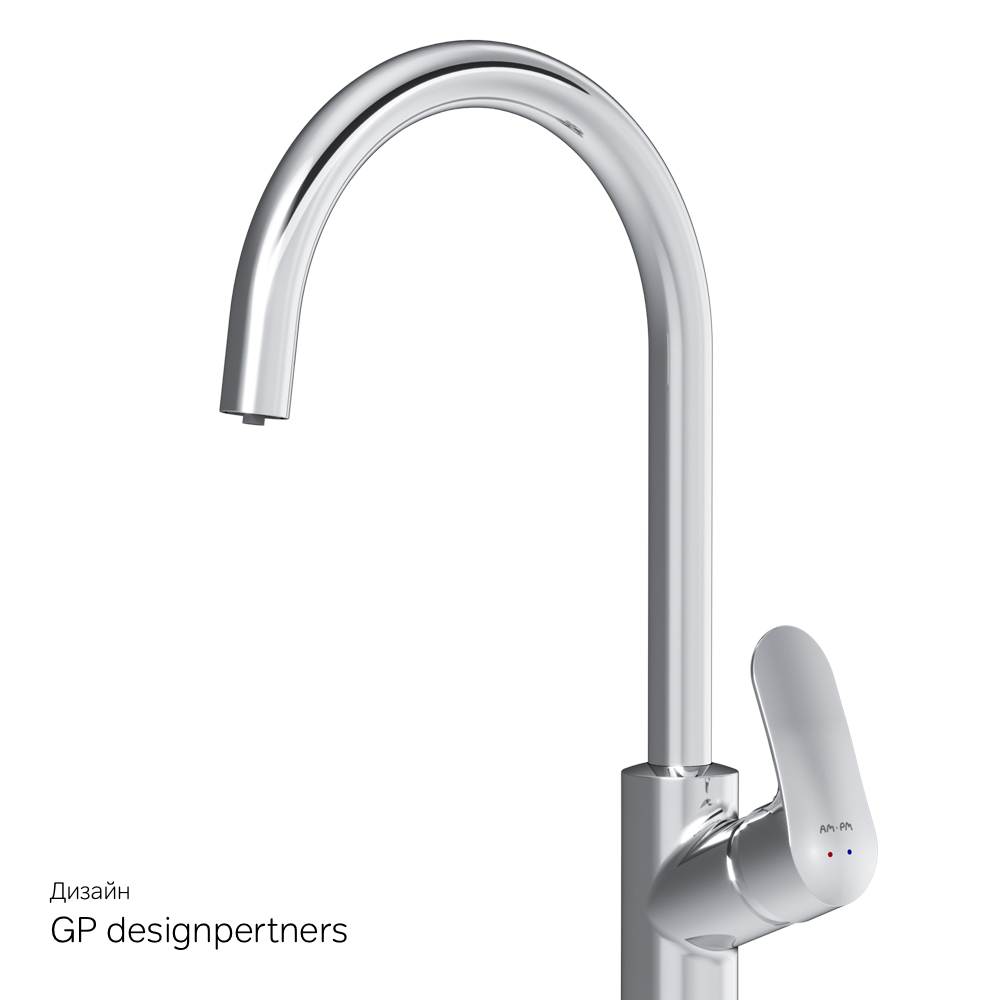 F8007700 смеситель для кухни с каналом для питьевой воды хром шт. AM.PM Like - Вид №9