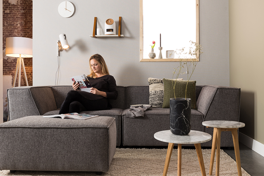 Часы настольные UNO белые Zuiver 8500053 - Вид №2