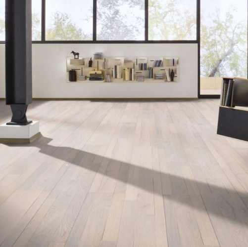 Широкий паркет Meister PС 400 Style Белый 8267 Дуб Рустик с брашью (Текстурированная) 2400х255 мм 2300200056 - Вид №1