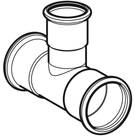 GEBERIT 61240 Тройник переходной Geberit Mapress из меди  - Вид №1