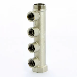 Коллектор НВ 1" никелированный ITAP 4 выхода 1/2"В 38мм