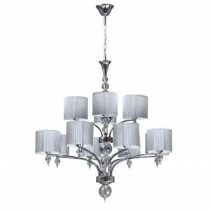 Дизайнерская подвесная люстра Spot Light Lyon 5071122 серебро SPOT LIGHT ДИЗАЙНЕРСКИЕ 108270 Серебро