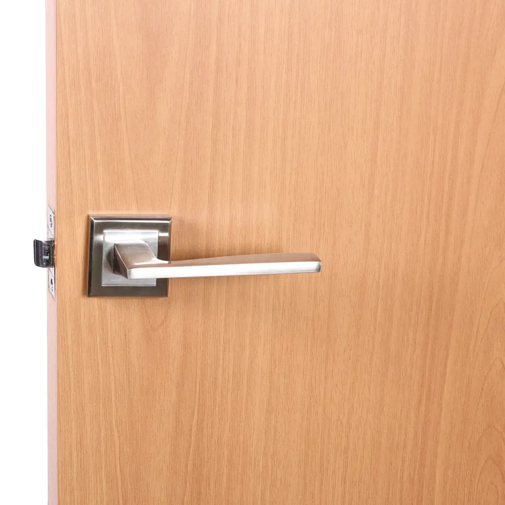 Дверная ручка на розетке Фабрика Замков A 201 SN в матовом никеле 18809844 STLM-0012933 - Вид №6