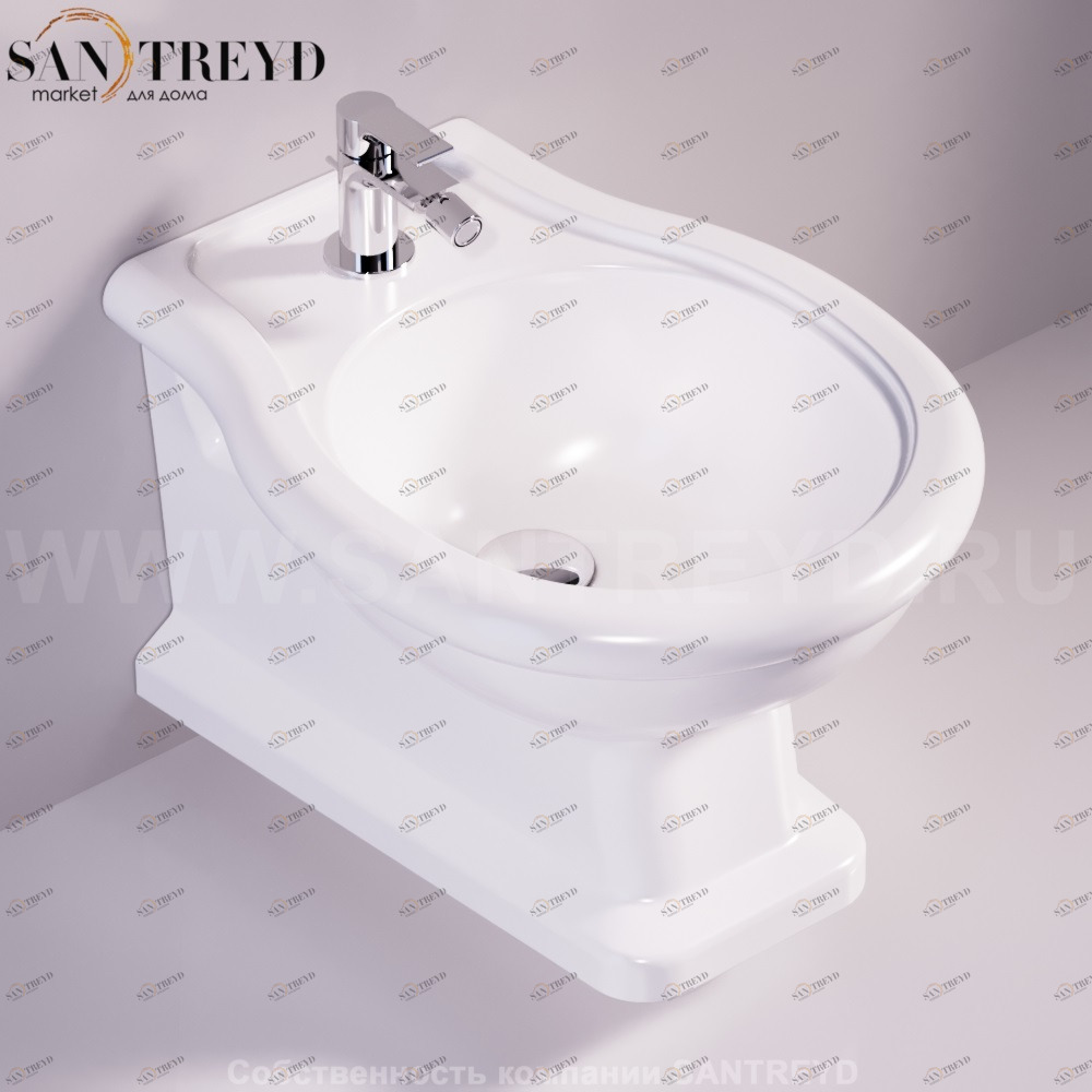 LA19BIANCO Биде подвесное Lante Simas