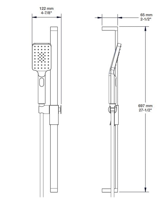 Термостатический набор для душа с душем BARIL PRO-2805-95 ARCH-00045496 - Вид №4