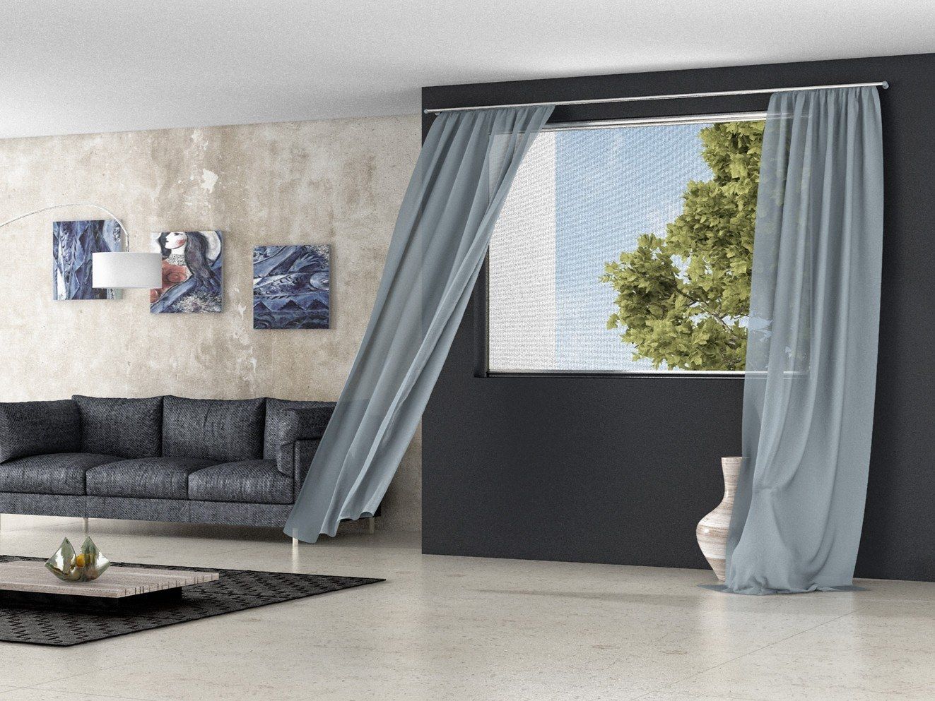 Вертикальная рольставни москитная сетка Mv Line москитные сетки-большие размеры ARCH-00088605