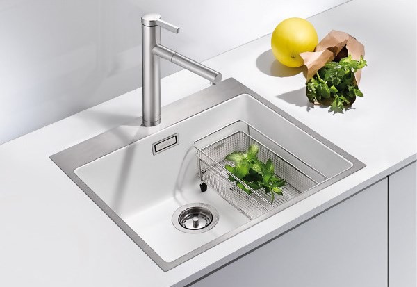 524112 Кухонная мойка Blanco Subline 500-IF/A белый  Blanco Subline Белый - Вид №4