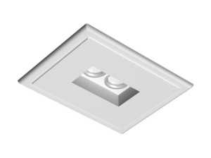 Несколько галогенных встраиваемых светильников