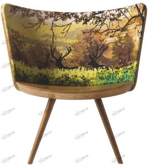 Cappellini Кресло из ясеня  Emb1-2-3-4 