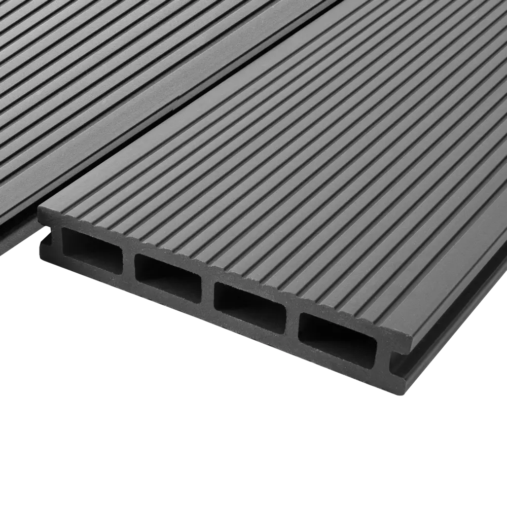 Террасная доска ДПК T-Decks цвет Серый 4000x150x25 мм двусторонний вельвет 0.6 м² STLM-2057427 - Вид №4