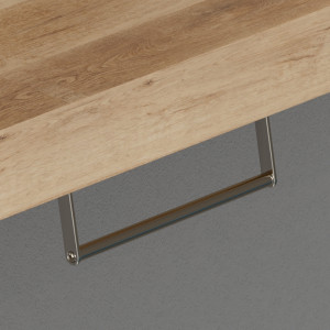 922094 Полотенцедержатель нижний для раковины/полки и подвесной для биде, цвет Никель Kerasan Nolita Италия