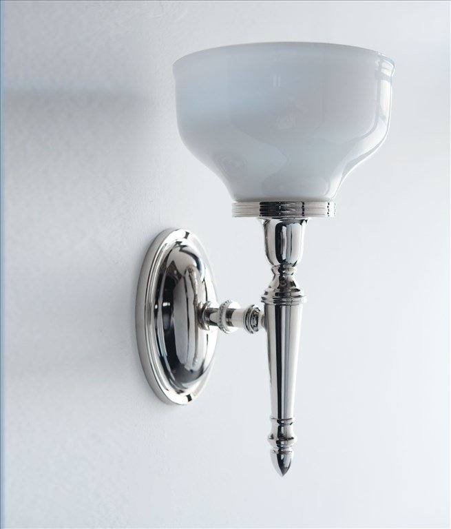 Светильник с овальным основанием и матовым плафоном, НИКЕЛЬ Arcade Burlington EL/AL11 - Вид №2