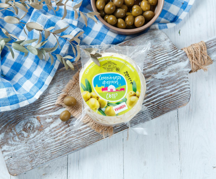 3901 Сыр рассольный "С оливками" свежий Вкусляндия  - Вид №2