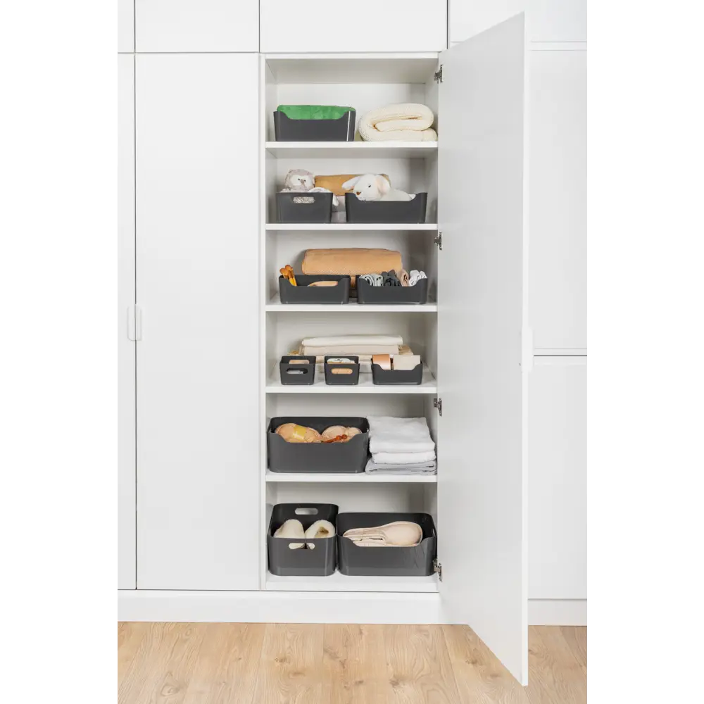 БЫТПЛАСТ Корзина Scandi для организации пространства 10 л графит 82585893 STLM-0030780 - Вид №1