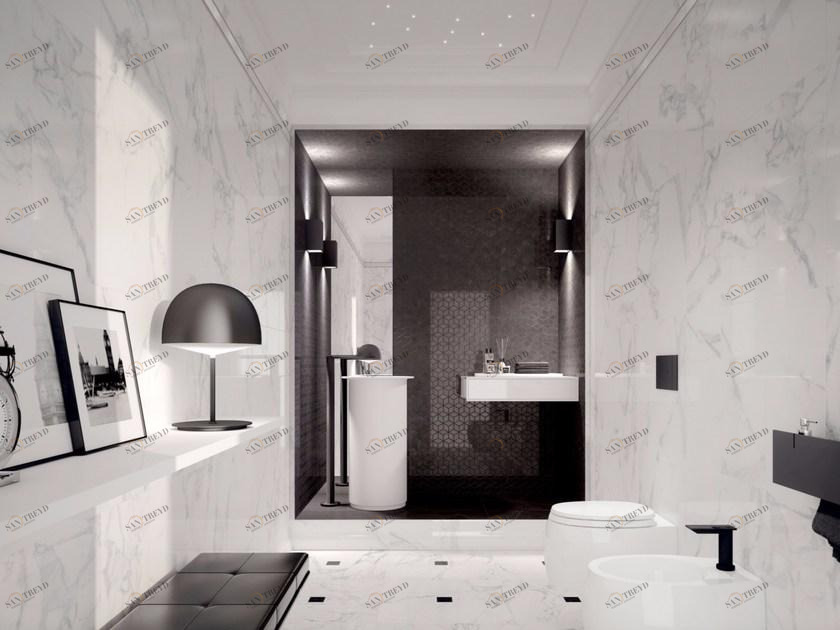 Marca Corona Настенная / напольная плитка с эффектом мрамора Deluxe sun-id-1368877