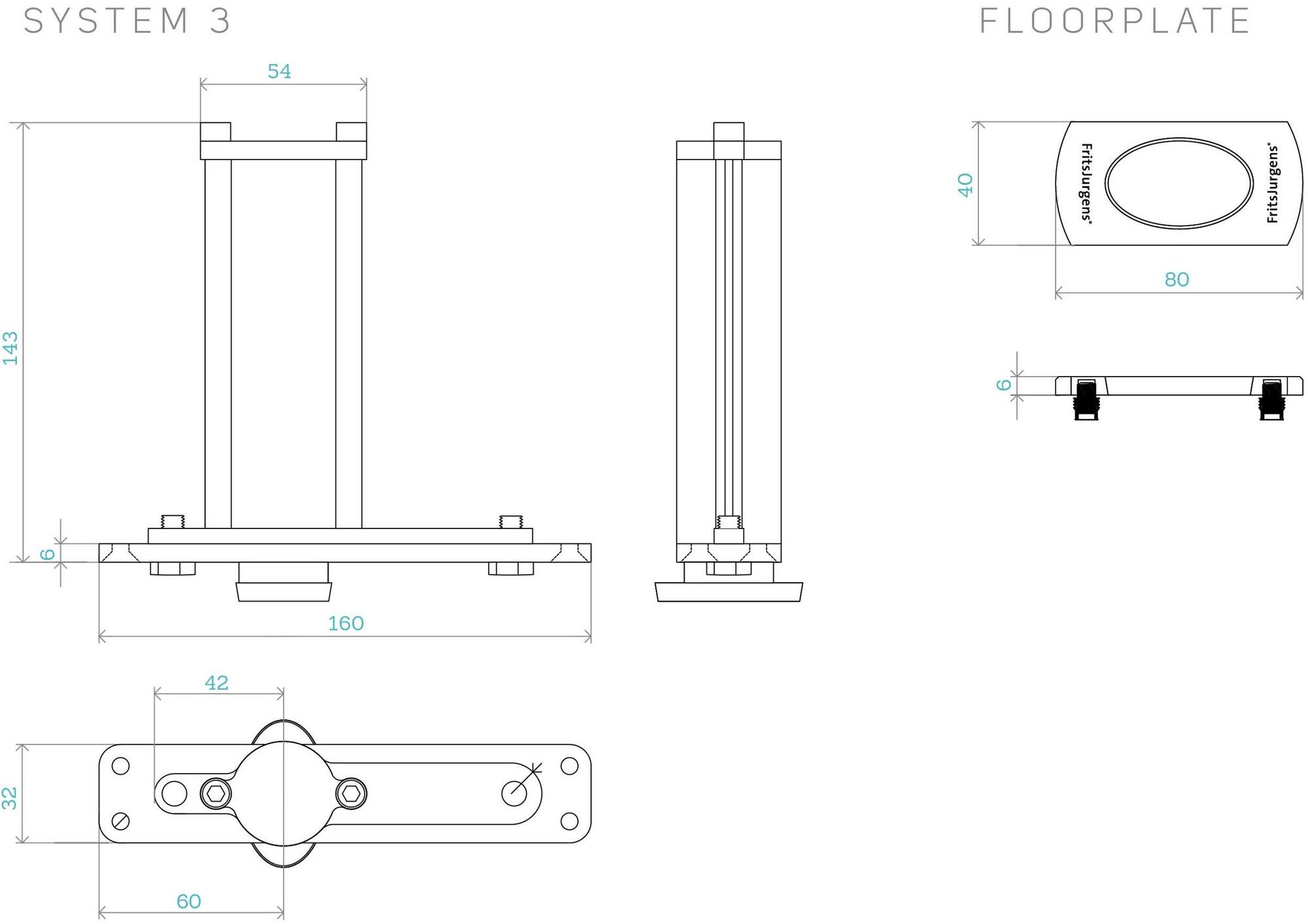 FritsJurgens Петля на 360 ° с фиксатором sun-id-1360644 - Вид №24